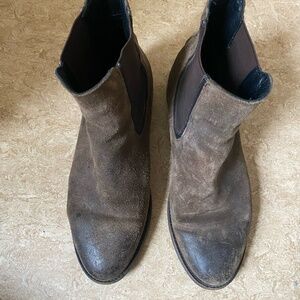 Thursday Boot Company Duchess Boot in Dark Olive Suede